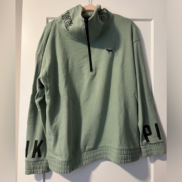 Victoria’s Secret Half-Zipped Swearshirt - Picture 1 of 6